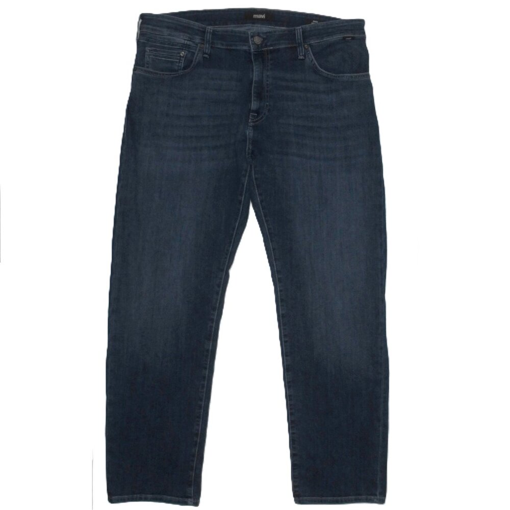 NWOT Men's 38 32 Mavi Zach Straight Leg Blue Denim Jeans msrp $98